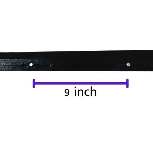 TATA Wiron Fencing Poles | Durable Mild Steel Bitumen Coated Y Design | Farm, Garden, Agricultural & Boundary Fence | Heavy Duty Black Metal Pole 8 Feet Height, (Pack of 5) 